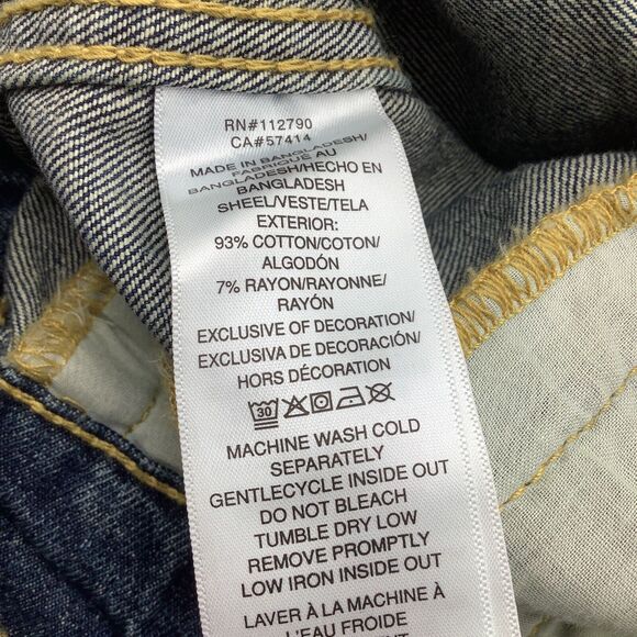 True Religion Mens Jesse‎ SN Trucker Jacket Blue Size XL NWT - Picture 7 of 7